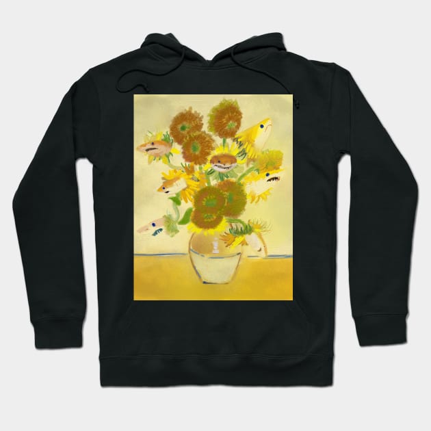 Sunflowers Hoodie by rapidpunches